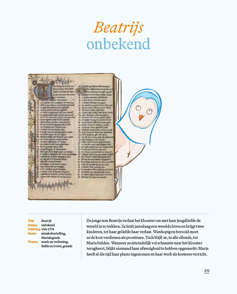 pagina uit het boek 'Boeken die blijven' over Beatrijs