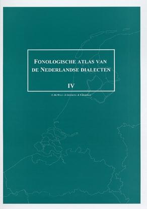 Fonologische Atlas van de Nederlandse Dialecten. Deel IV (afl. 3) De consonanten