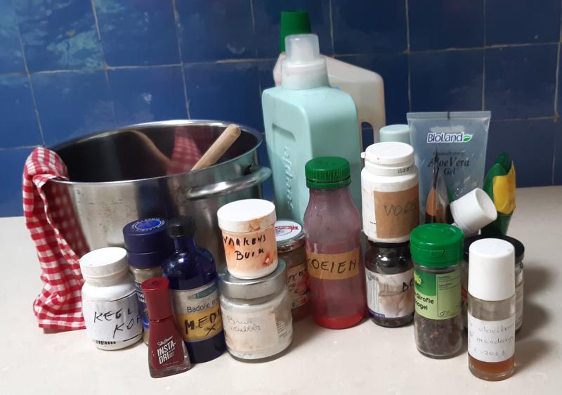 ingrediënten voor de magische toverdrank