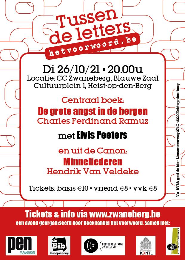 Literatuuravond ‘Tussen de letters’ I