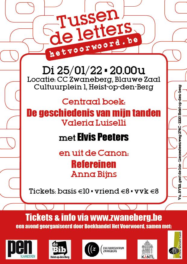 Literatuuravond ‘Tussen de letters’ III