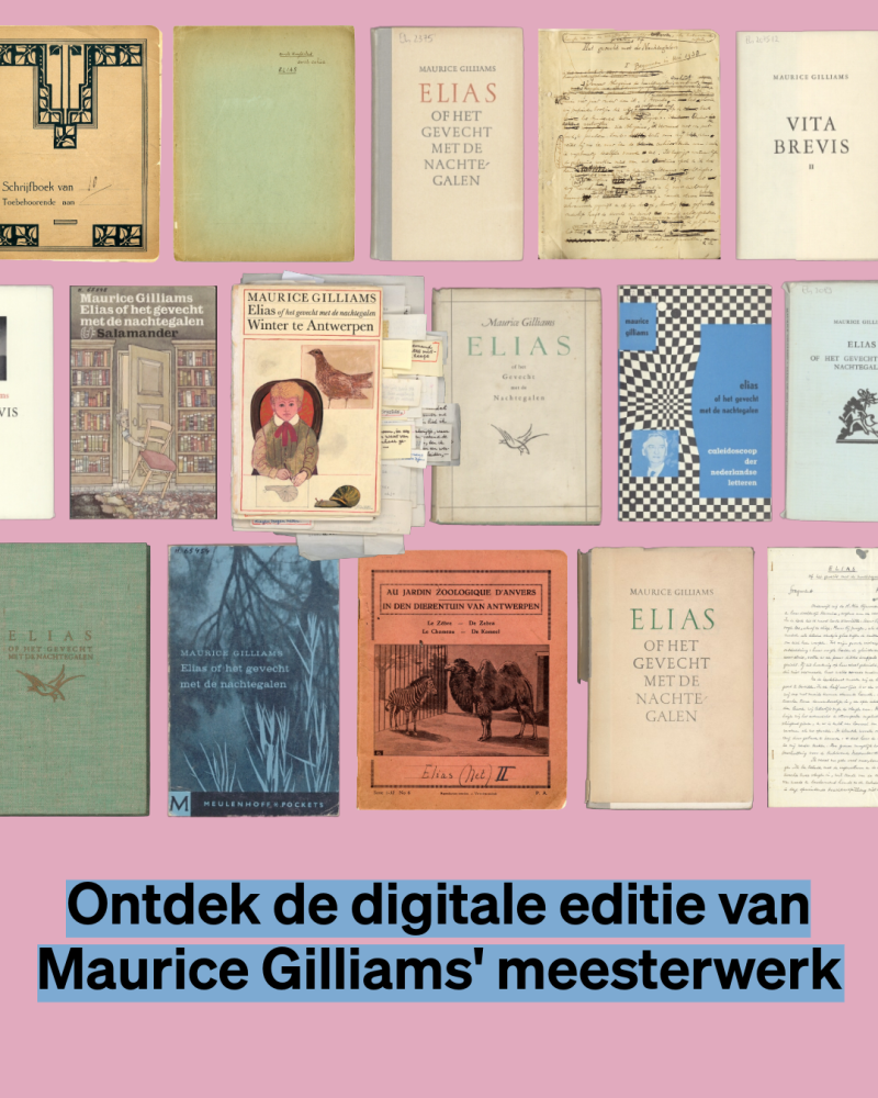 Digitale varianteneditie van Elias of het gevecht met de nachtegalen gelanceerd