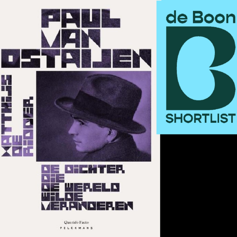 De Boonprijs: Matthijs de Ridder - Paul van Ostaijen: de dichter die de wereld wilde veranderen.