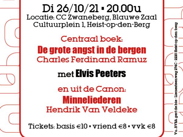 Literatuuravond ‘Tussen de letters’ I