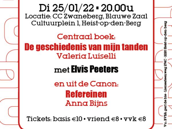 Literatuuravond ‘Tussen de letters’ III