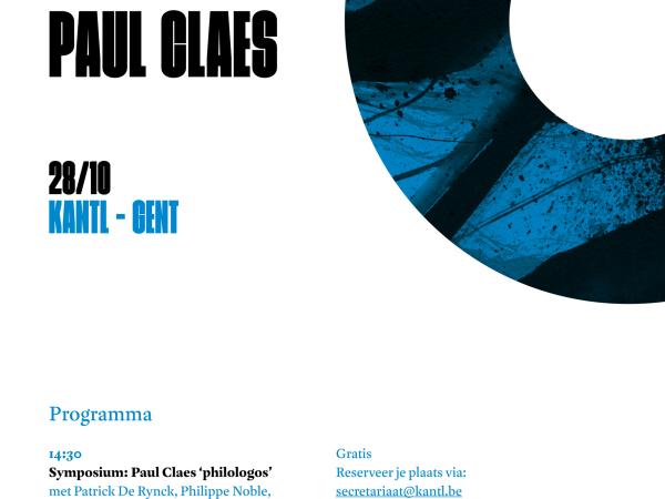 Hommage aan Paul Claes